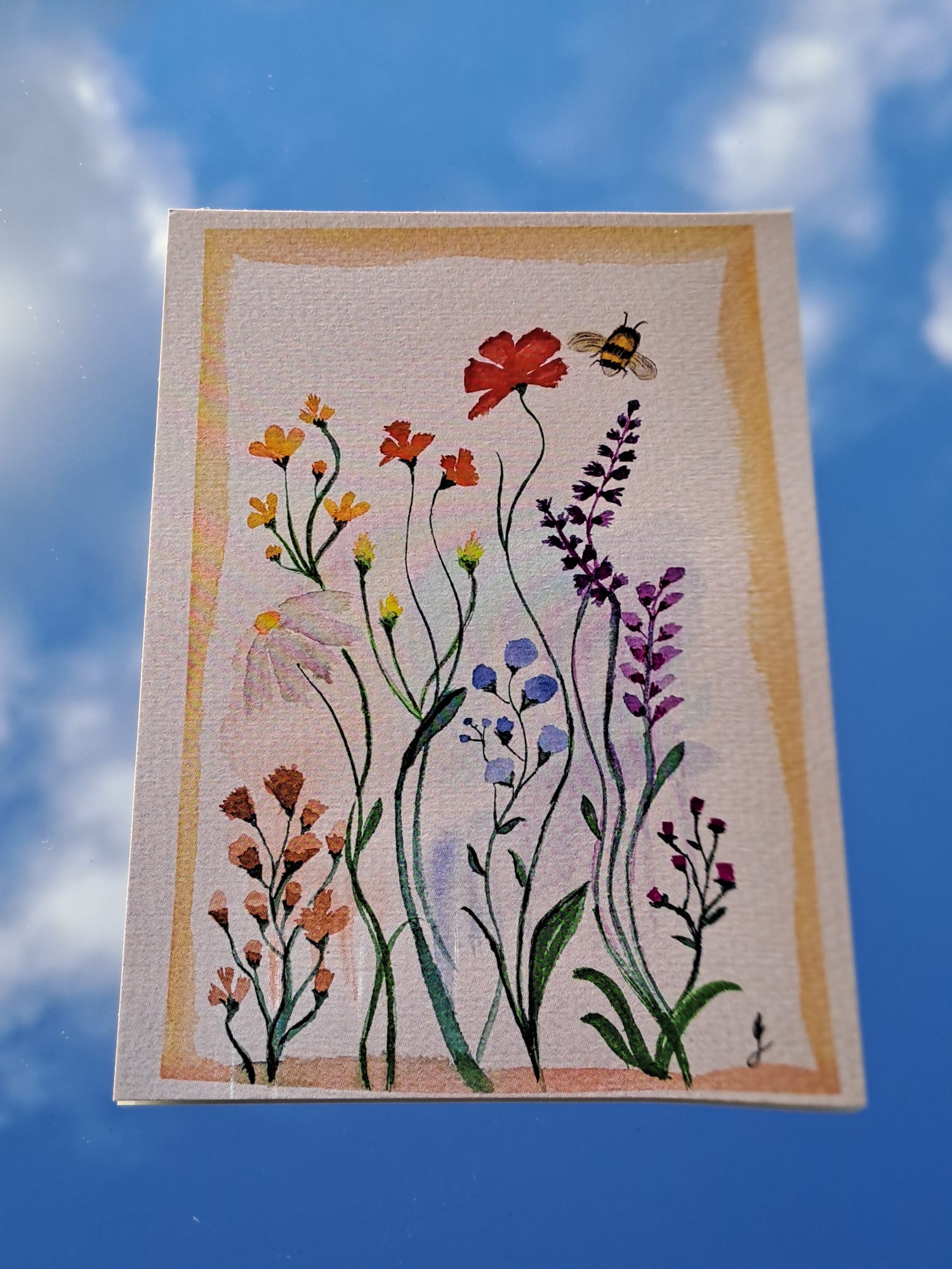 The Birds and the Bees Post Card