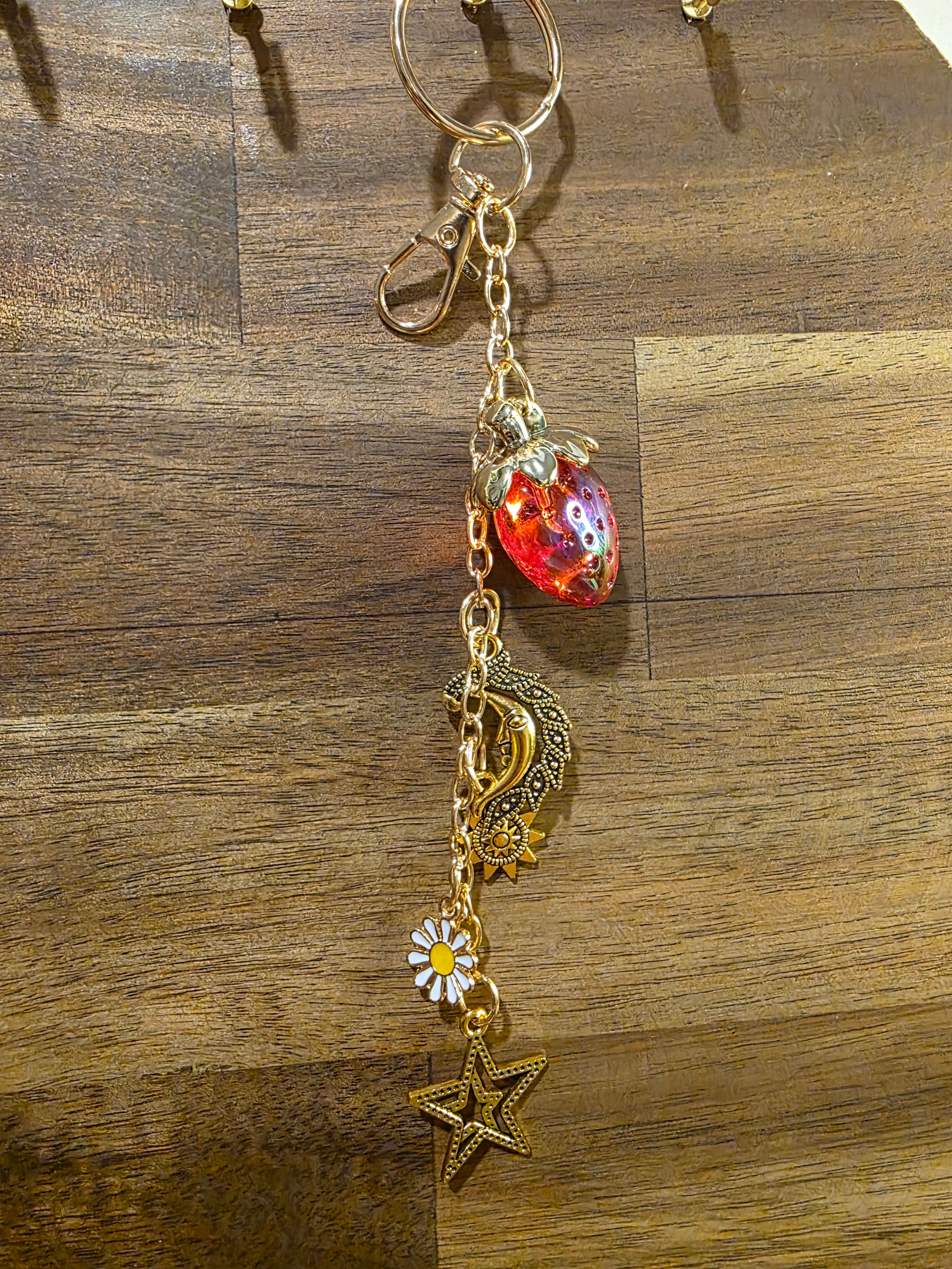Strawberry Bag Charms
