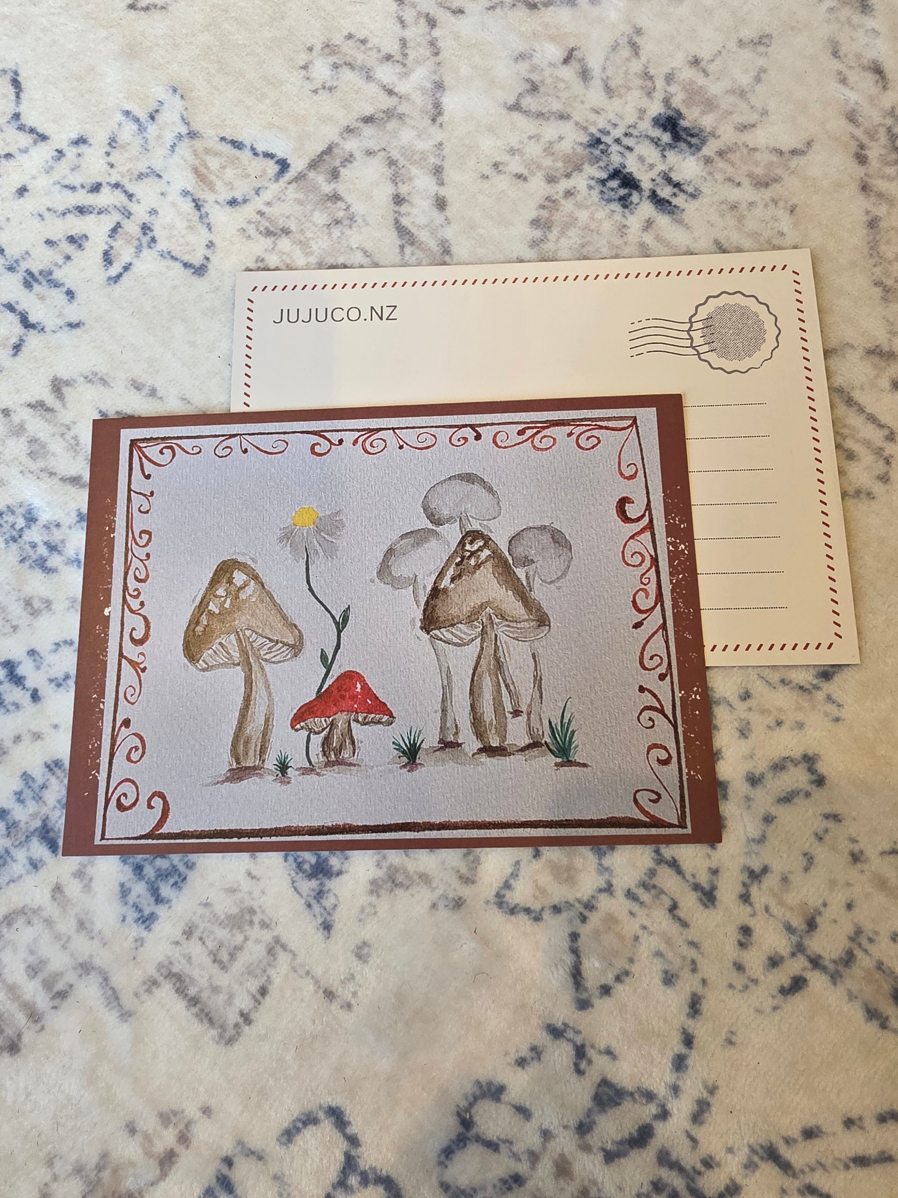 Mushroom Field Magic Post Card