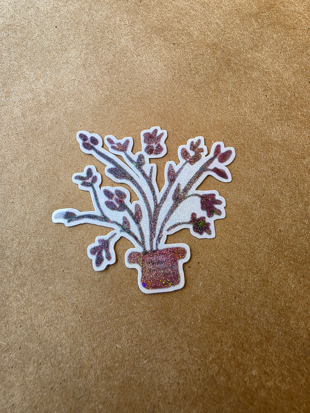 Dried Flower Pot Sticker