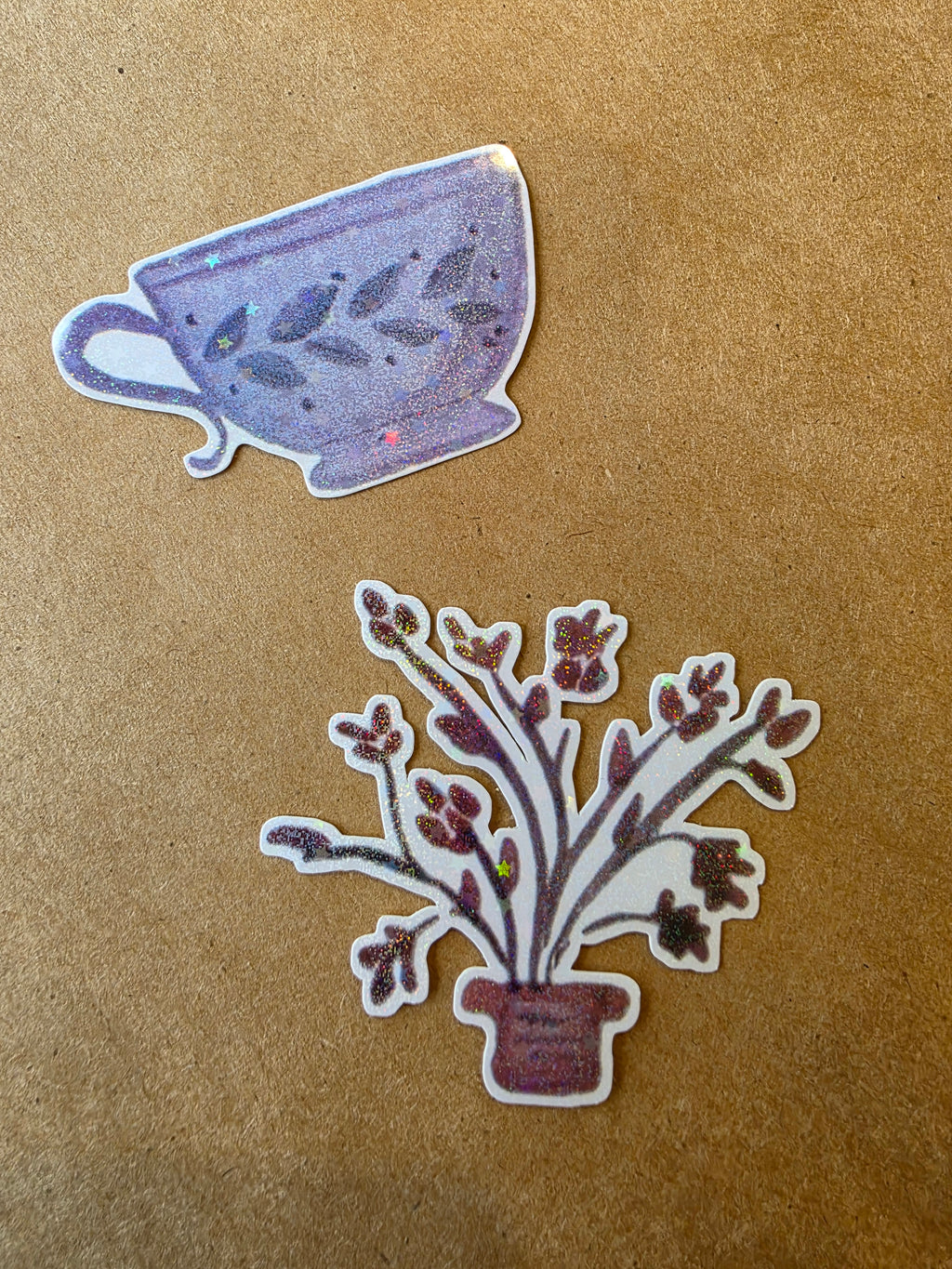 Dried Flower Pot Sticker