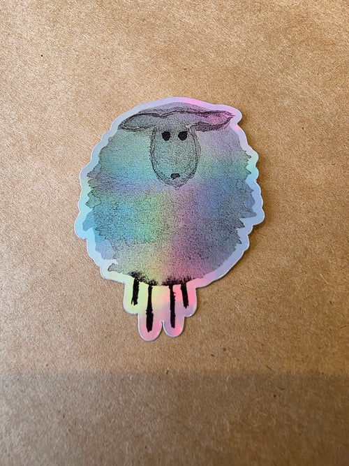 Fluffy Sheep Sticker