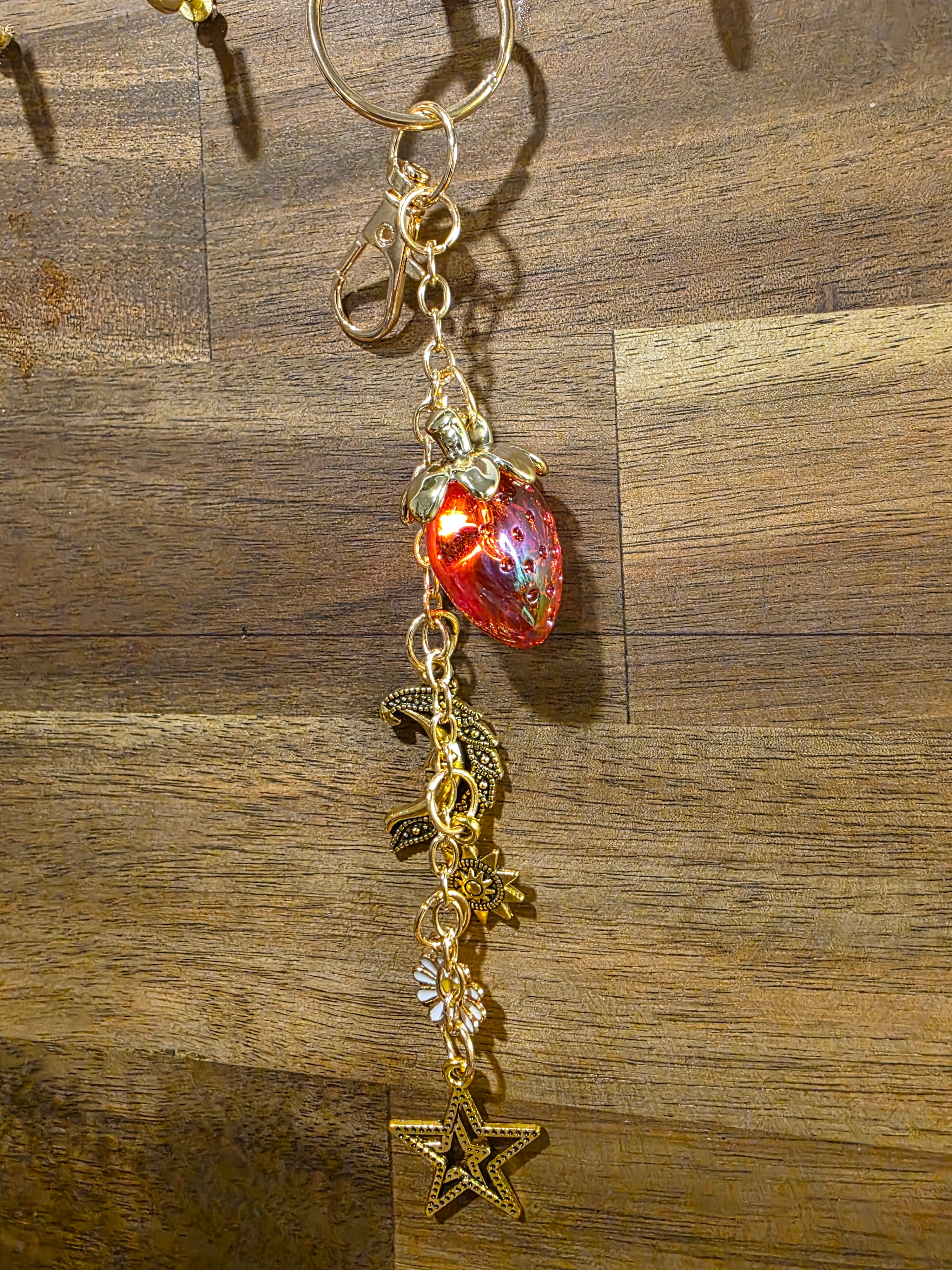 Strawberry Bag Charms